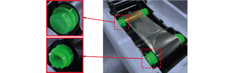 اطمینان حاصل کنید که شدت هر پنل و موقعیت چاپ کارت در محدوده مجاز باشد، زیرا این تنظیمات میتوانند باعث پاره شدن ریبون هنگام چاپ شوند.